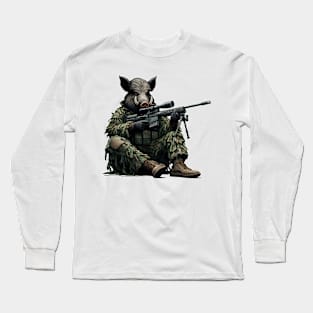 Sniper Wild Boar Long Sleeve T-Shirt